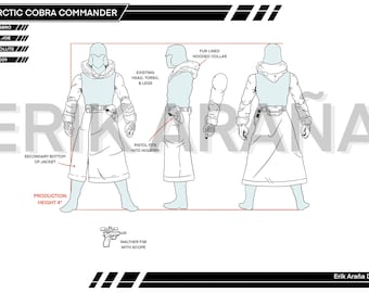 G.I. Joe Original Design Resolute Arctic Cobra Kommandant Druck