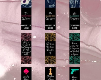 Made Series Inspired 9 Printable Bookmarks set including Book Titles, Quotes and Characters