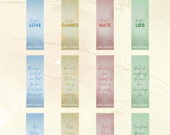 Made Series Inspired 9 Printable Bookmarks Set