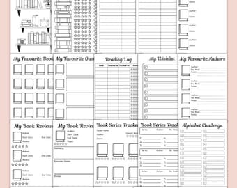 Printable Digital Reading Journal (PDF).