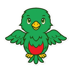 Quetzal Libre Vinyl Sticker | Quetzal Spirit Bird Decal | Mexican Heritage Sticker | Amigo Quetzal Laptop Water Bottle Sticker