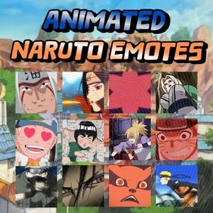 Paquete de 25 emoticones Naruto TODO ANIMADO 112x112 - Twitch, Anime, FGC, lofi, Lucha