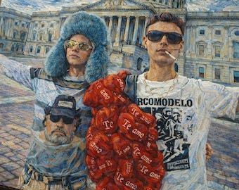 Impressão de arte de Ca7riel e Paco Amoroso | Retrato de mesa minúscula NPR (download digital)