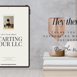 Starting Your LLC eBook | Step-by-Step Legal Business Formation Guide | Instant Digital Download