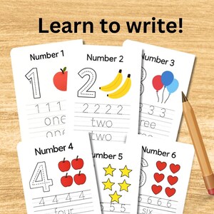 Number Tracing Worksheets 1-10 – Preschool & Kindergarten PDF