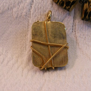 Curated Collection Tropical Woodgrain Bangle, Necklace, Pendant image 3