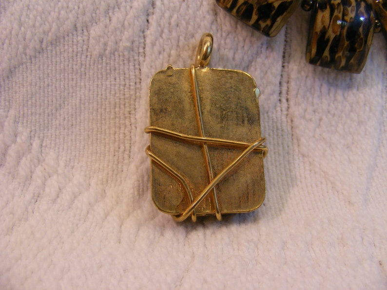 Curated Collection Tropical Woodgrain Bangle, Necklace, Pendant image 3