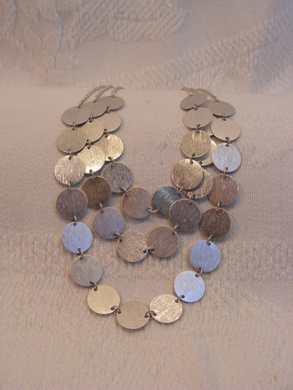Delicate Circles of Silver and Abalone Curated Co… - image 4