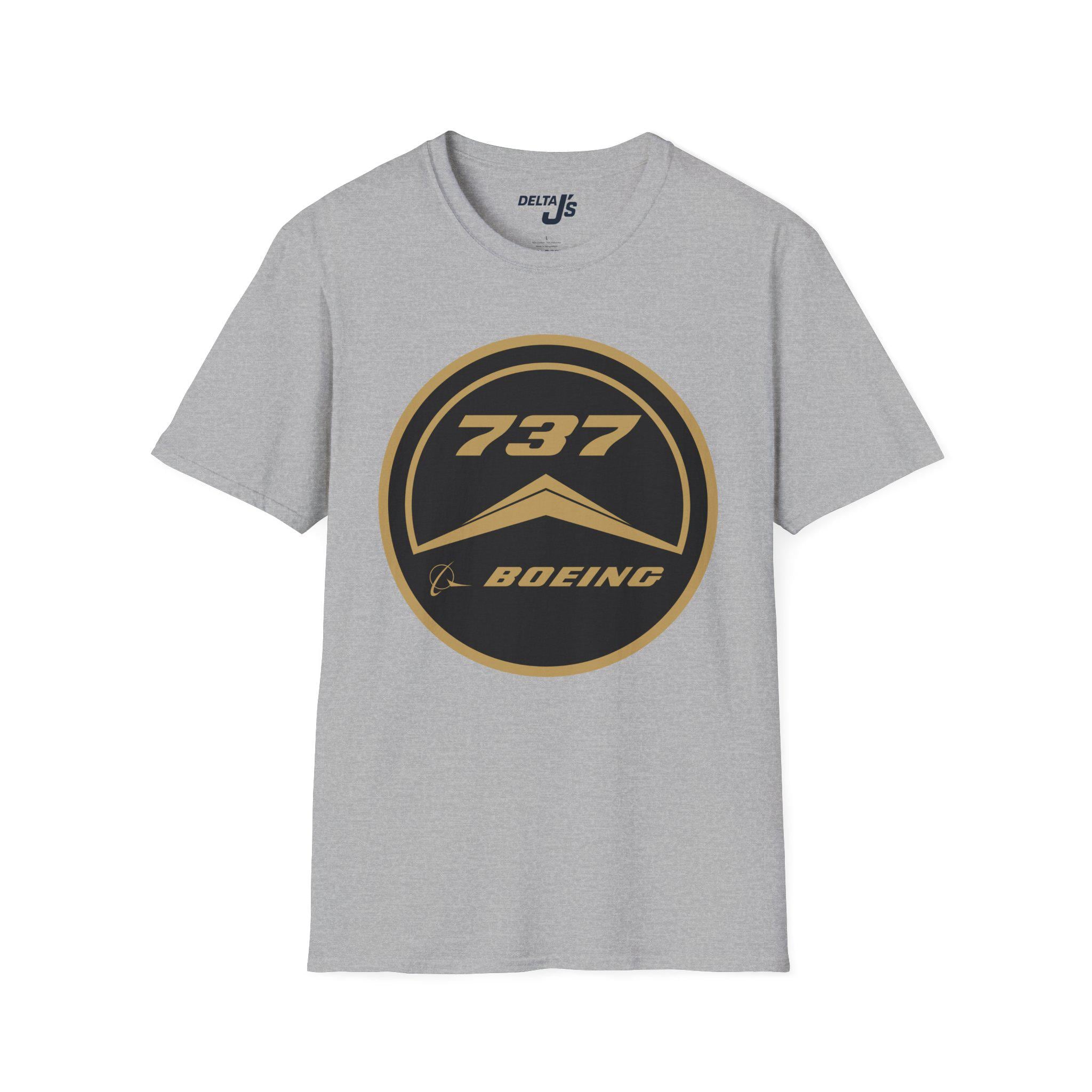 Old Vintage Style Round Boeing B 737 B737 Logo T-shirt, Vintage Logo Tee,  Airplane Lover Gift, Travel Enthusiast Apparel, - Etsy Israel, image size:2048x2048