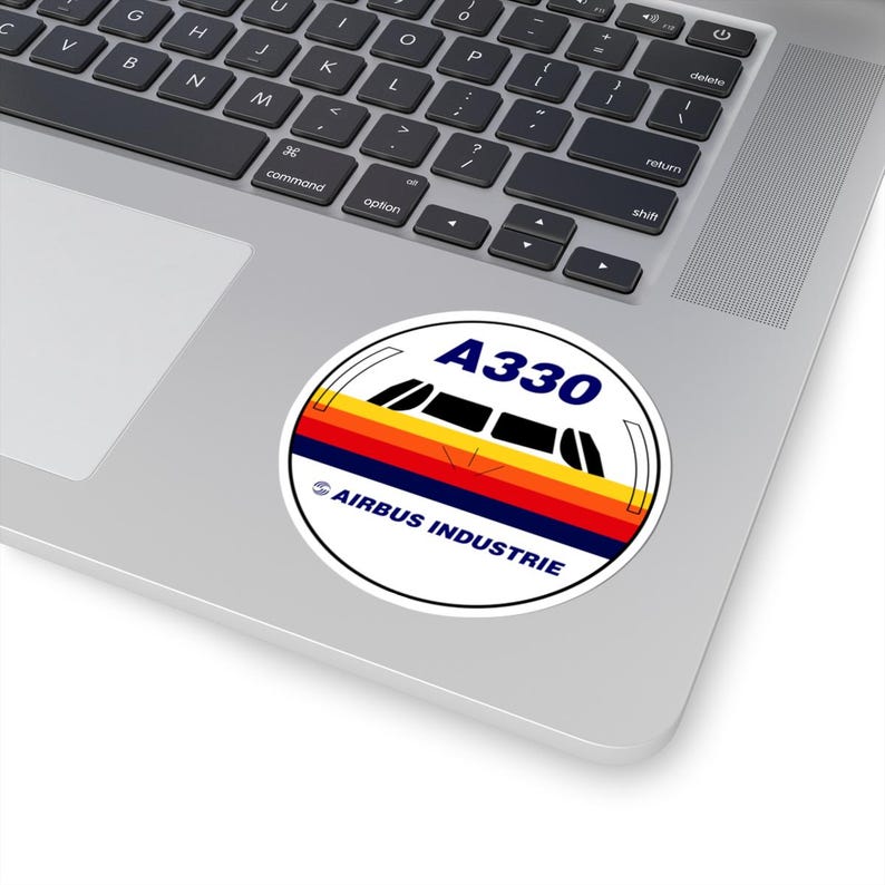 Airbus A330 A 330 Front View Sticker | Retro Airbus Industrie Decal - Etsy