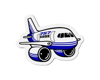 Boeing B757 B 757 Die-Cut Magnet