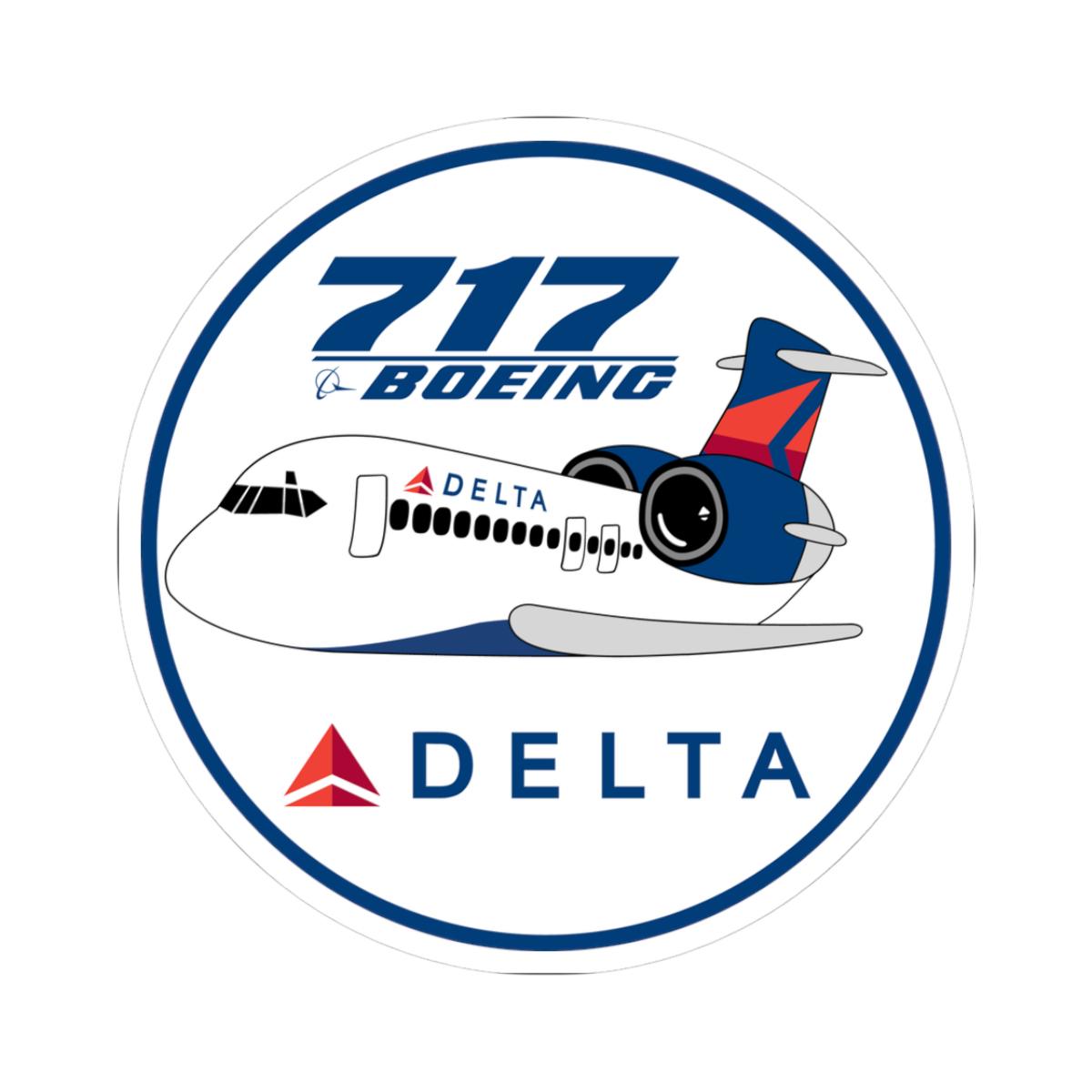 Boeing 717 Sticker - Etsy