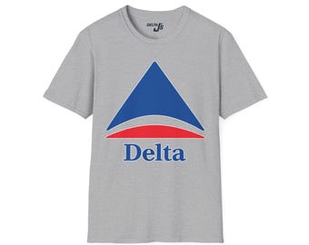 Delta Air Lines Old Logo T-Shirt | Vintage Airline Logo Tee