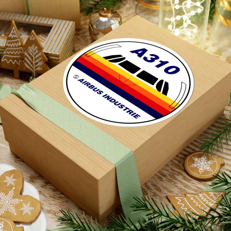 A310 Sticker Airbus A310 A 310 Front View Sticker | Retro Airbus Industrie Decal ...