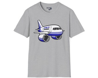 Pudgy Design Boeing 757 B757 T-Shirt, Travel Tee, Aviation Shirt, Airplane Lover Gift, Flight Enthusiast Apparel