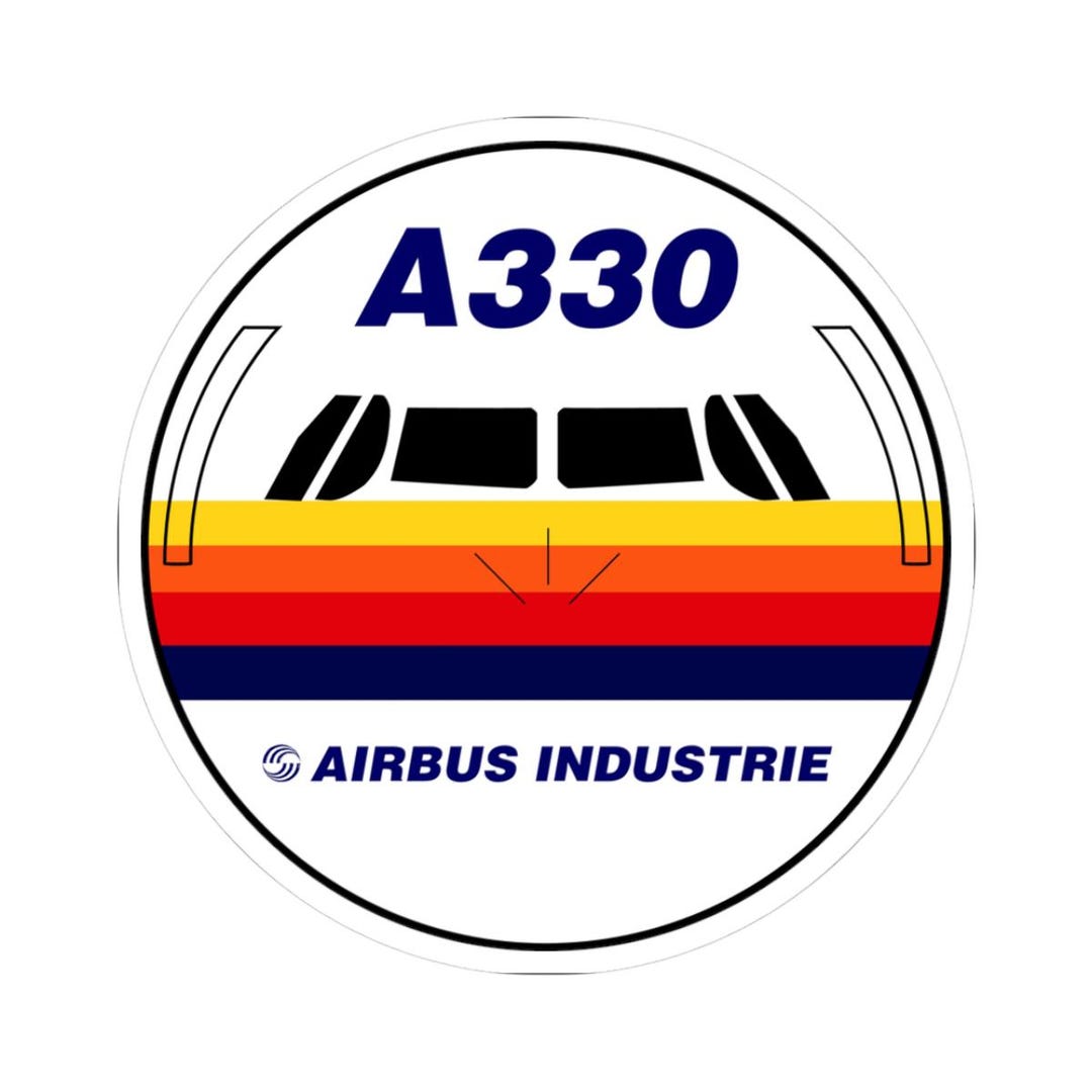 Airbus A330 A 330 Front View Sticker | Retro Airbus Industrie Decal - Etsy
