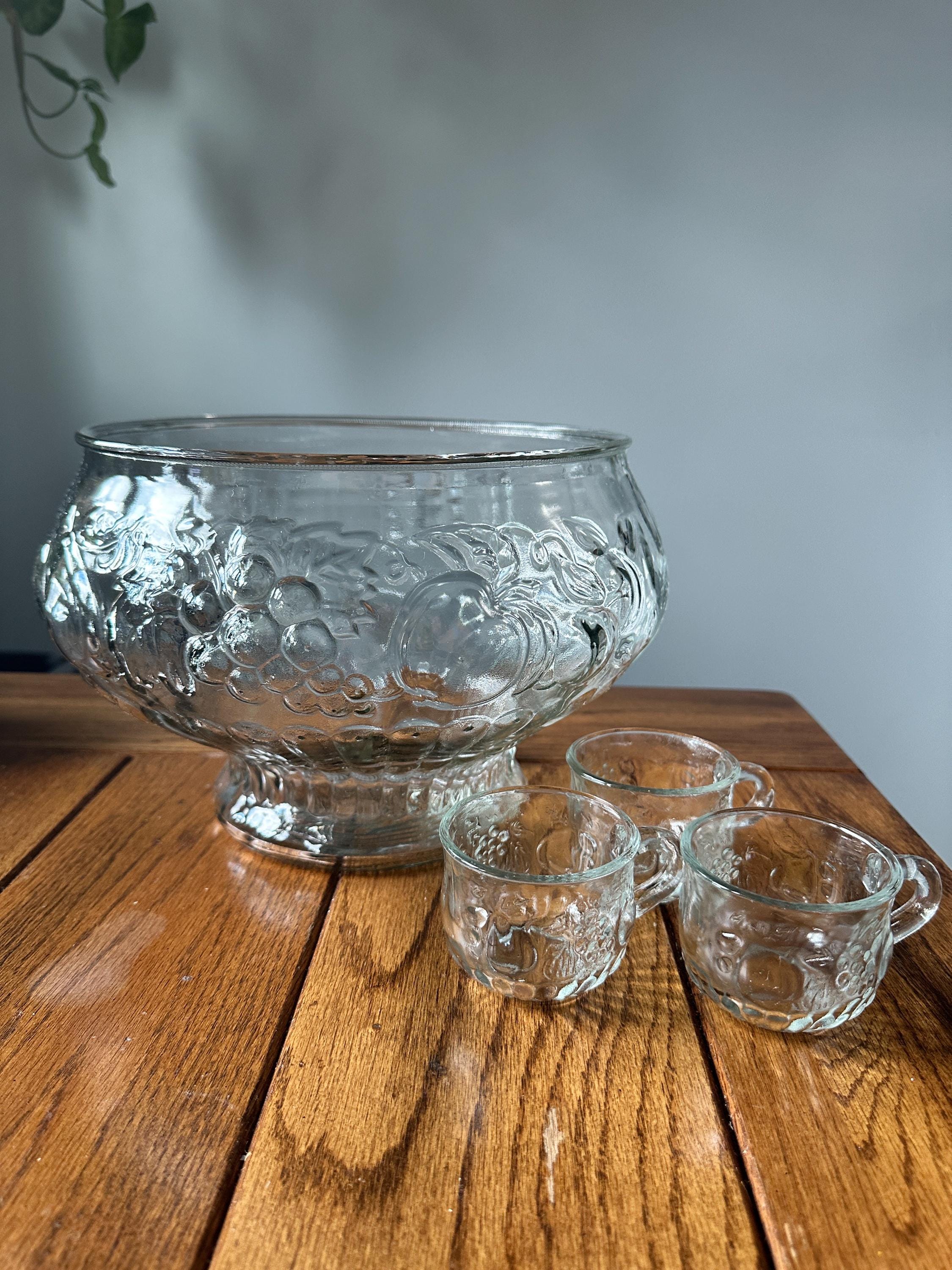 Vase vintage en verre peint à la main, Simron, Israël, 1970s (Gebraucht