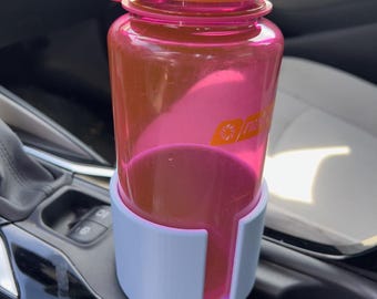 Nalgene and Hydro Flask Car Cup Holder Adapter for 32 oz Bottles - Heat-Resistant, Made-to-Order - With bonus Redbull central holder!