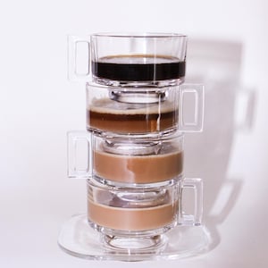 Glass service by Joe Colombo for Arno