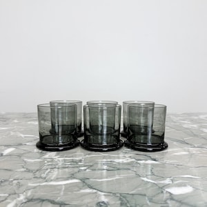 Rauchglas-Trinkgläser (6) (Klein)