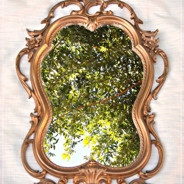 RESERVED Vintage Mirror French Ornate Hollywood Regency Paris Apartment