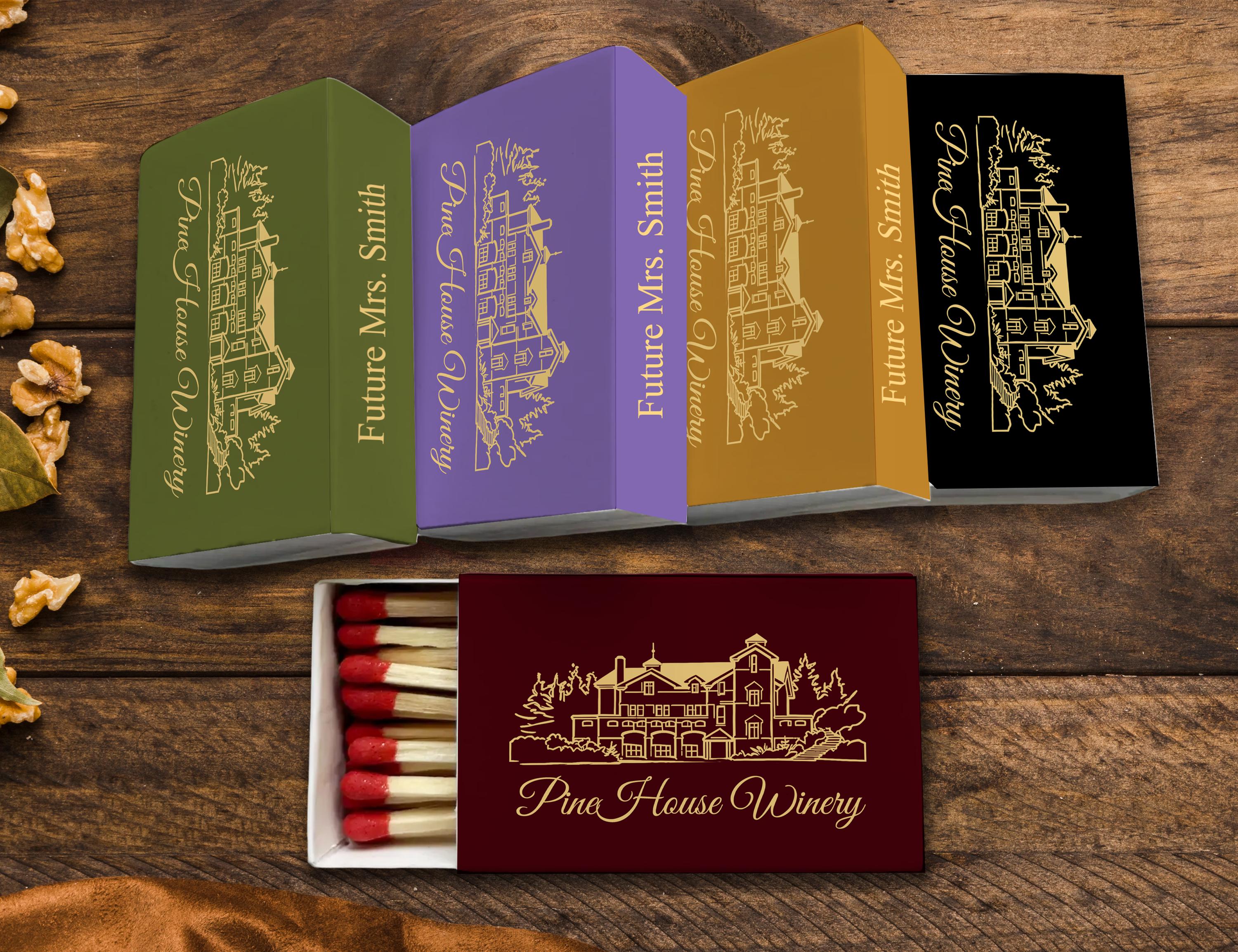 Personalized Wedding Matchbox Favors