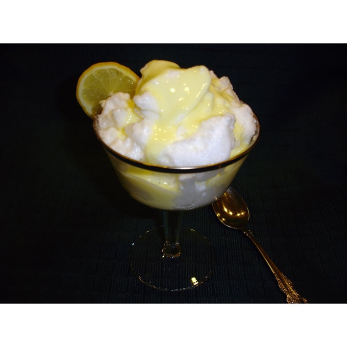 Snow Pudding with Custard Sauce Dessert PDF Recipe | Etsy