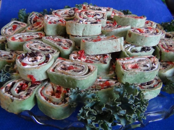 GREEK PINWHEEL Appetizers PDF Recipe Party Time Christmas Colors