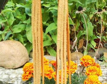 rooted.in.soil ~ Long Buckskin Fringe Earrings in Two Shades