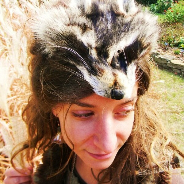Raccoon Tail Hat Etsy