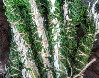 cedar.sage.sweetgrass ~ ethically harvested wild smudge stick