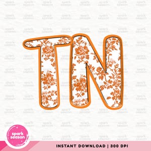 Tennessee Orange PNG Sublimation Design | Tennessee Shirt Png | Preppy Tennessee Png | Tennessee Game Day Png | TN Tennessee State Png