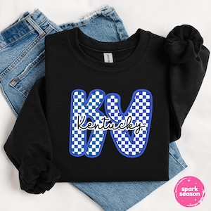 Kentucky PNG | Preppy Kentucky Png | Tshirt Sublimation Png | Checkered Kentucky Shirt Png | Kentucky Game Day Png | KY Kentucky State Png