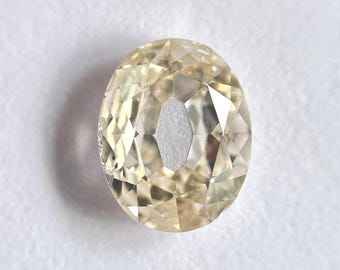 1.05CT Old Mine Cut Oval, Hazel Brown SI2, Natural Diamond