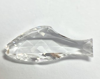 0.63CT Rose Cut Fish, D VS2, Natural Diamond