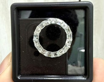 2.54CT Calibrated Trapezoid White Natural Diamonds