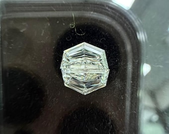 0.64ct Cadillac Cut Diamond Pair, G VVS, Natural White Diamonds