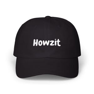 Howzit Ball Cap for Expat South Africans, Classic Baseball Hat, South African Pride Cap, Ethnic Heritage Headwear, South African Fun