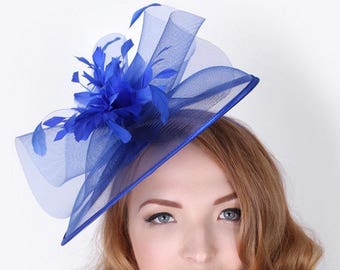 Isla Fascinator - Royal Blue