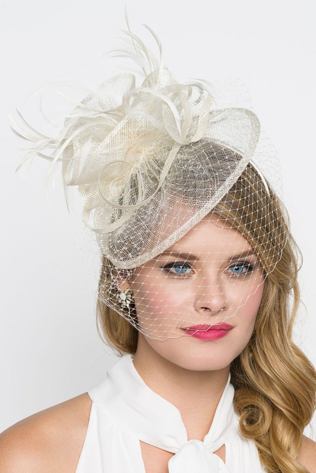 Ivory Fascinator - 