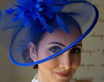 Isla Fascinator - Royal Blue