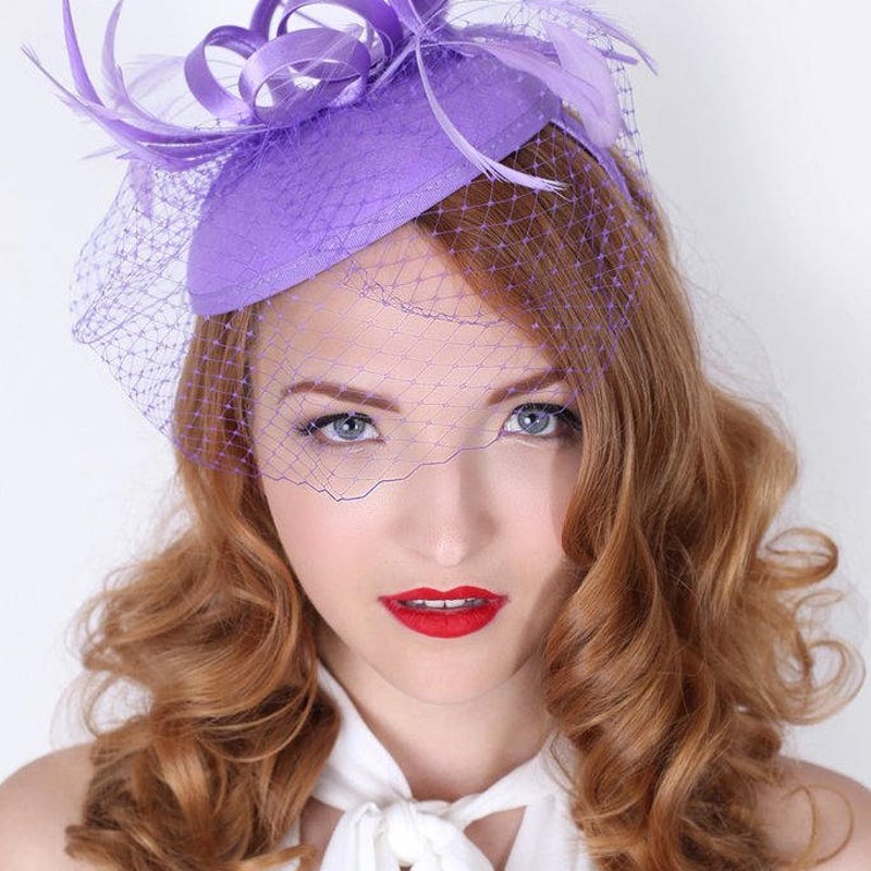 Lilac megan d02 fascinator main image 1