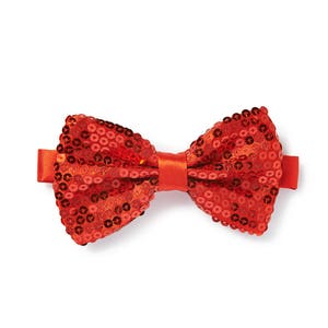 Men&#39;s Sequin Bow Tie - Red