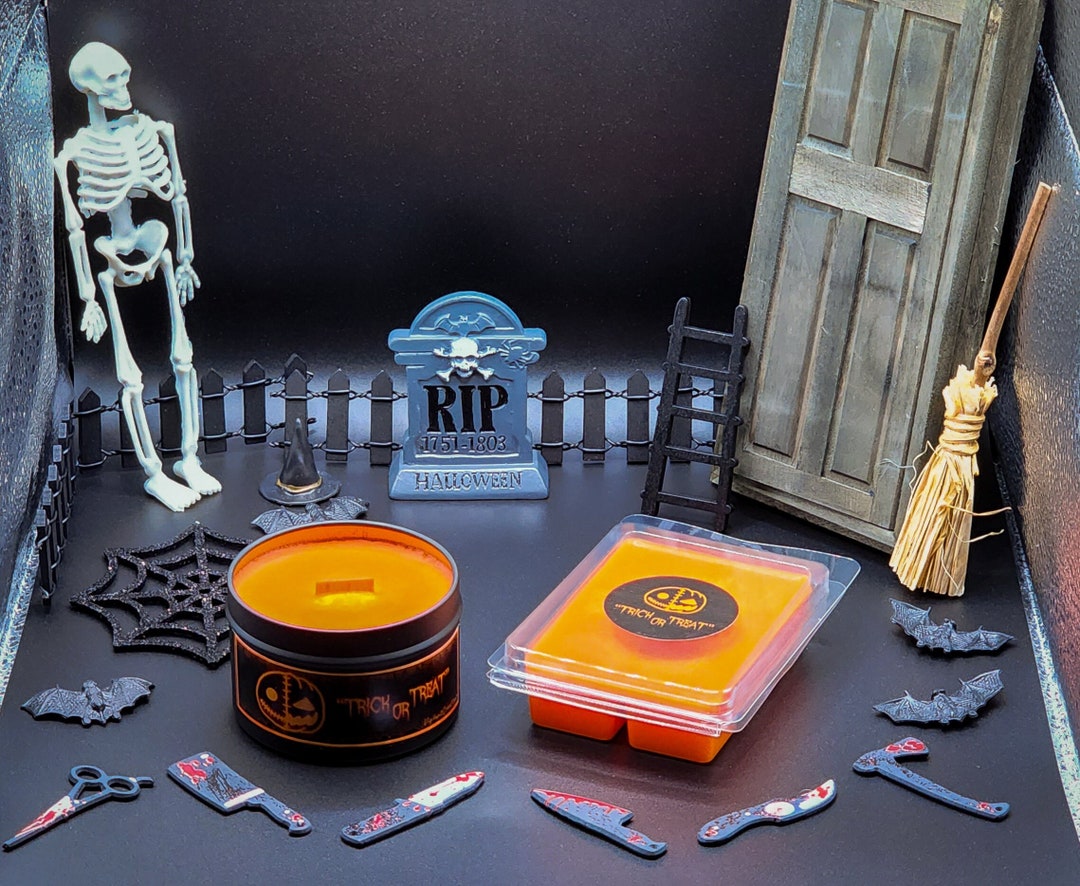 Sam INSPIRED trick R Treat SCARY MOVIES Soy Candle Horror Halloween ...