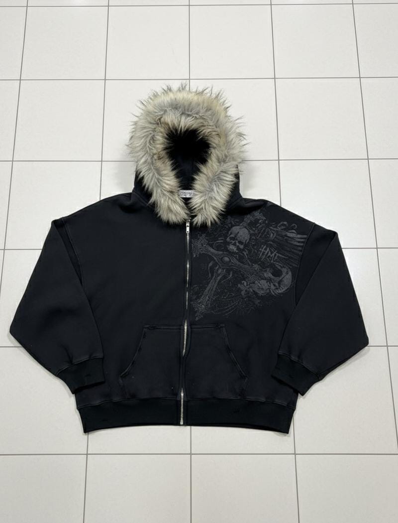 ジャケット・アウター Fuga fur jacket fur p coat y2k emo Fuga fur jacket fur p coat y2k emo Fuga Fur Jacket P Coat