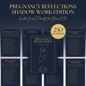 Pregnancy Journal Prompts: Shadow Work for Moms-to-Be (Printable PDF)