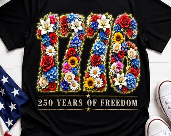Shirt America 250, patriottische aquarel 250 Years Strong T-shirt, Fourth Of July Celebration-kleding, VS-verjaardagscadeau