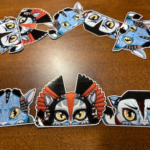 Avatar Fire and Ash Varang Quaritch Peylak Peeker Stickers