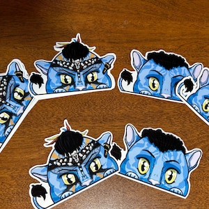 Avatar Jake Sully Peeker Stickers
