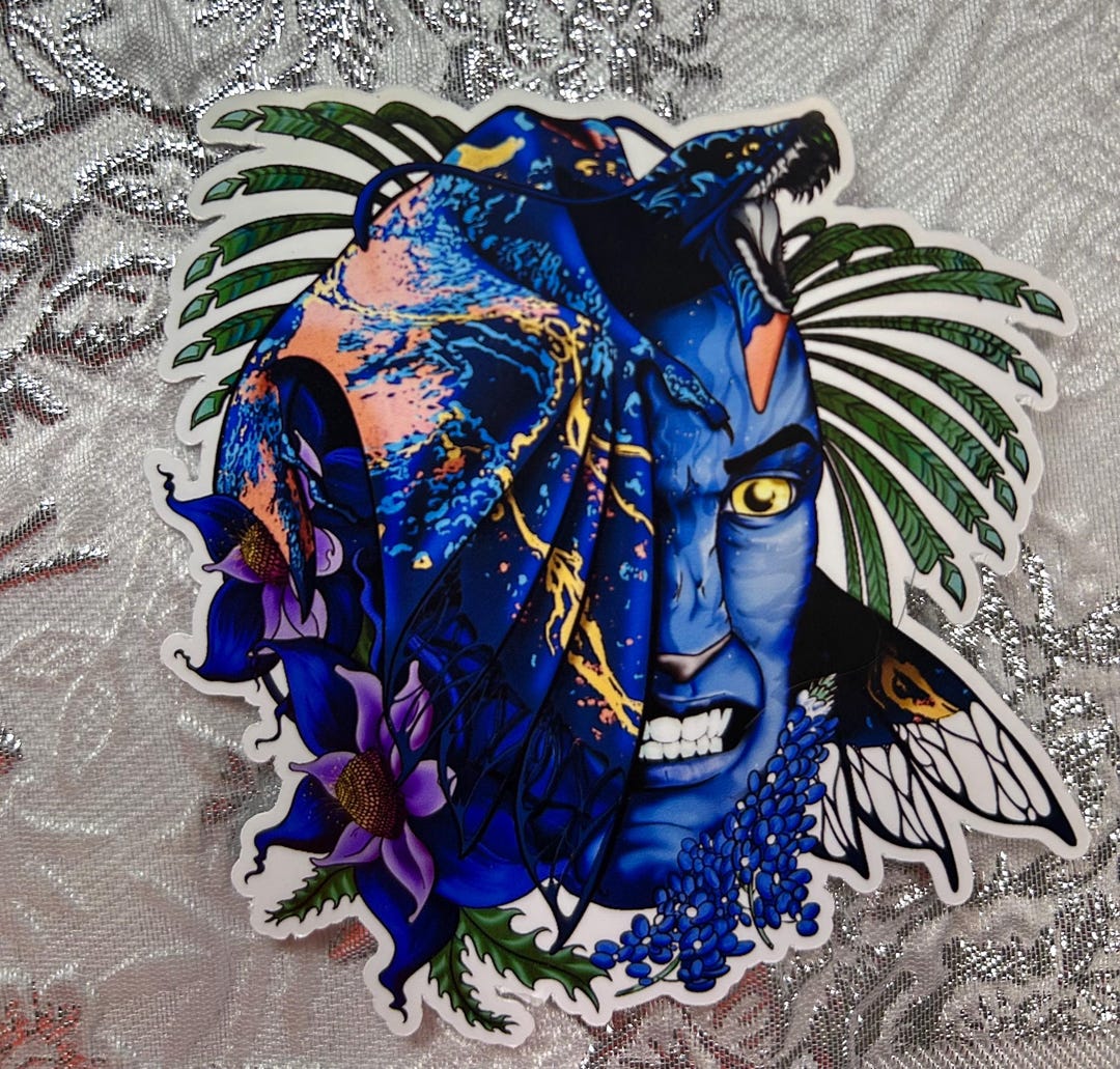 Avatar Miles Quaritch and Ikran Sticker - Etsy